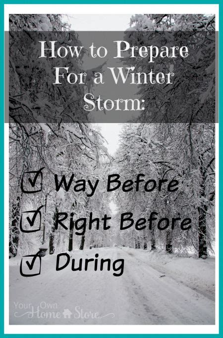 Preparing For A Winter Storm What To Do Before During And After