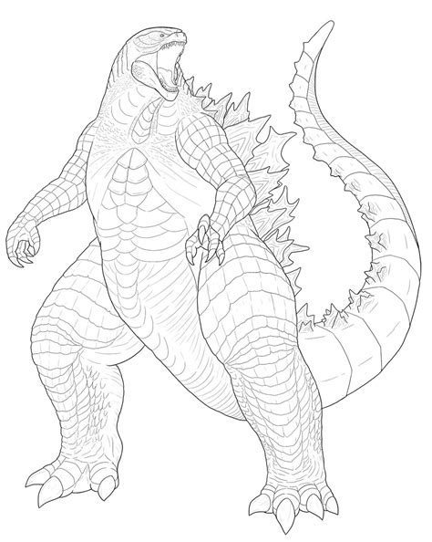 Godzilla Vs Kong Coloring Pages Coloring Home