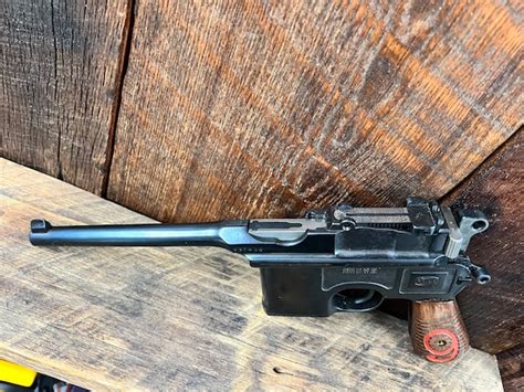 Mauser C96 Broomhandle Red 9 For Sale