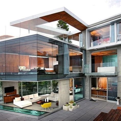 Luxury Life Modern Mansion Glass House Architecture