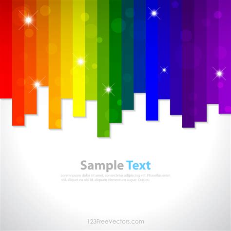 Download Rainbow Background Clip Art | 123Freevectors