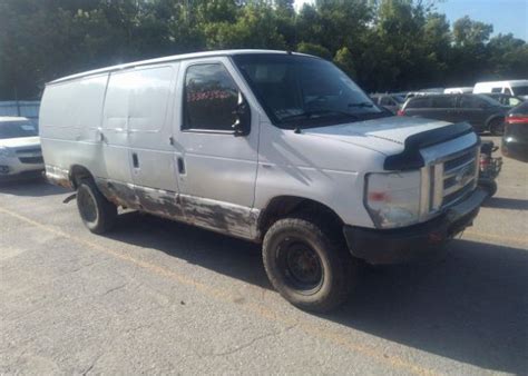 Bidding Ended On 1ftns2ew1ddb27668 Salvage Ford Econoline Cargo Van At Byron Center Mi On July