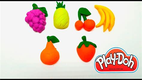 How To Make Play Doh Fruit Strawberry Pear Pineapple Cherry