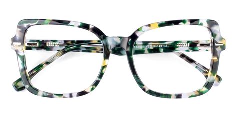 homkin pattern square eyeglasses frame abbe glasses