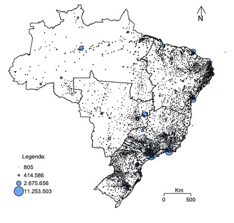 Identifique Uma Característica Da Distribuição Espacial Da População Brasileira