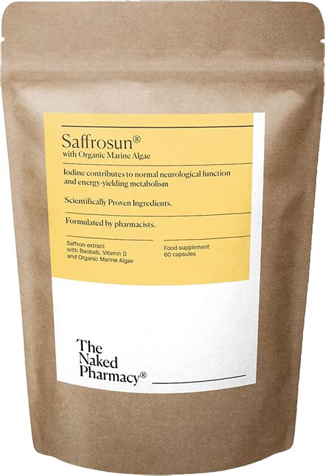 The Naked Pharmacy Saffrosun With Organic Marine Minerals Saffron