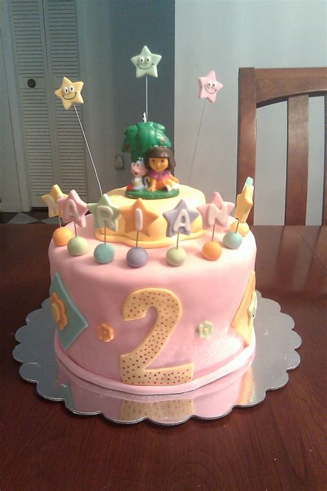 Ini ordernya mba anti di blunyah, jl monjali. Cake for a 2 year old girl | 2 year old birthday cake, Birthday cake girls, Second birthday cakes