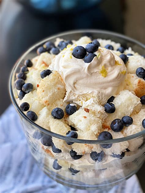 Lemon Blueberry Trifle A Simple Light And Refreshing Dessert Recipe