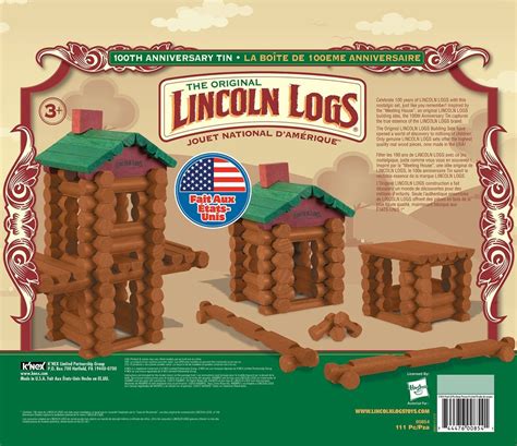 Lincoln Logs Anniversary Tin Over The Rainbow
