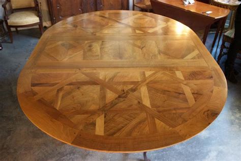 We did not find results for: French Walnut Parquet Top Oval or Round Dining Table at ...