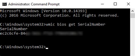 How To Find Windows Pc Serial Number Using Command Prompt
