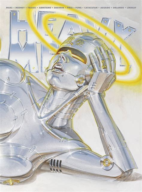 Hajime Sorayama Reunites With Heavy Metal Magazine For Sexy Robot Cover Series