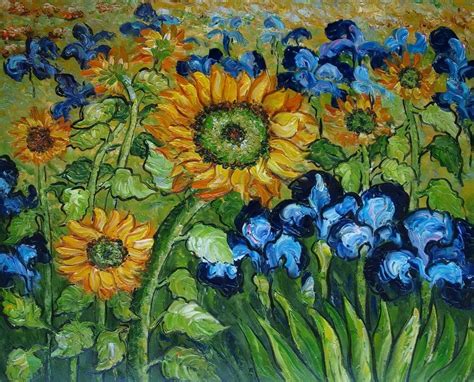 From wikimedia commons, the free media repository. van gogh iris | Vincent van Gogh's 'Sunflowers & Irises ...