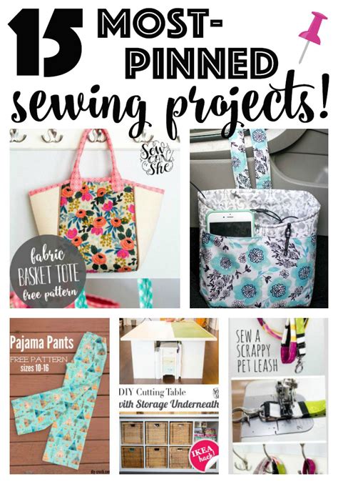 15 Sewing Projects With The Most Pins And Re Pins Beginner Sewing