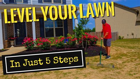 One of the constant challenges of lawn. How to LEVEL your Bermuda LAWN with Sand (Step-by-Step) - YouTube