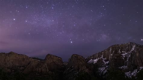 Zion National Park Night Skies 4k Youtube