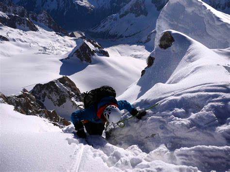 Skiing Mont Blanc Du Tacul Altus Mountain Guides
