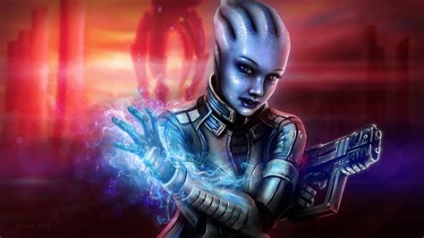 Hd Image Of Art Wallpaper Of Liara Mass Effect Imagebankbiz