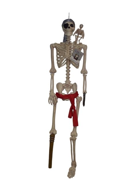 Hanging Pirate Skeleton Decor | Skeleton decorations, Pirate skeleton ...