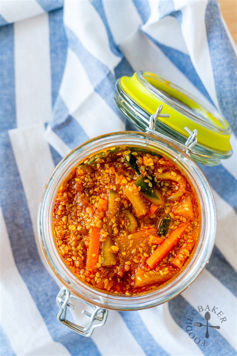 Simplified Nonya Acharacar Spicy Pickled Mixed Vegetables
