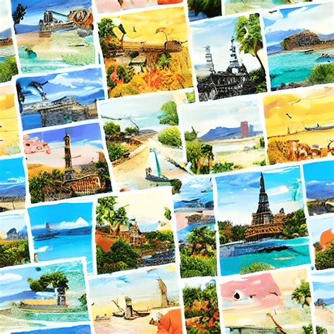 Travel Themed Background Paper · Creative Fabrica
