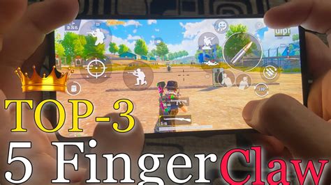 Top 3 Best 5 Finger Claw Layout 👑 With Handcam Pubg Mobile Youtube