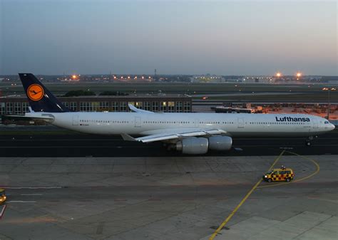 D Aihk Lufthansa Airbus A340 600 At Frankfurt Photo Id 3039