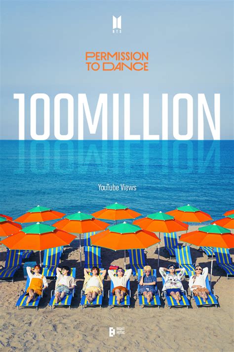 Bts Permission To Dance Music Video Surpasses 100 Million Views