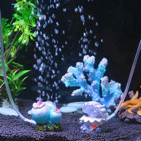 Aquarium Air Pump Accessories Air Stone Toy Mini Resin Pearl Sea