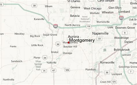 Guía Urbano De Montgomery Illinois