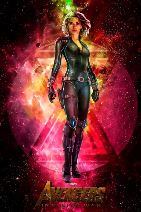 Poster Infinity War Black Widow Heroes By 4n4rkyx On Deviantart