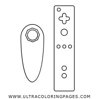 Controller Coloring Page Ultra Coloring Pages