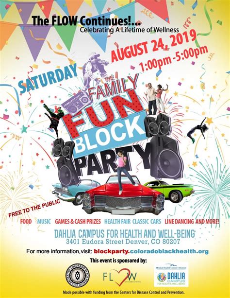 block party flyer donor alliance