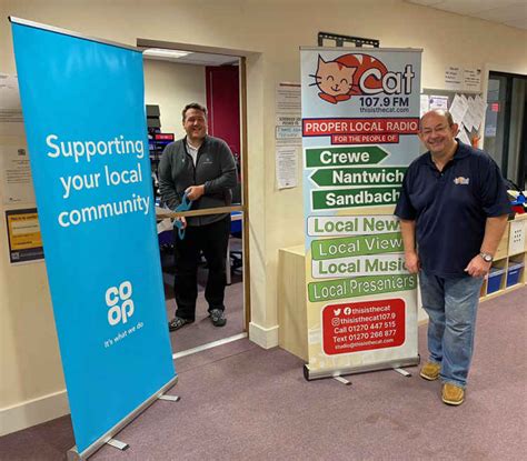 The Cat Fm Upgrades Its Crewe Studios With Co Op Local Community Fund