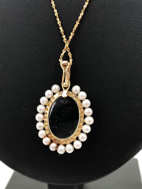 Up to 70% off chanel fashion online at poshmark. Lot - 18K Gold Necklace 14K Gold Pearl Pendant