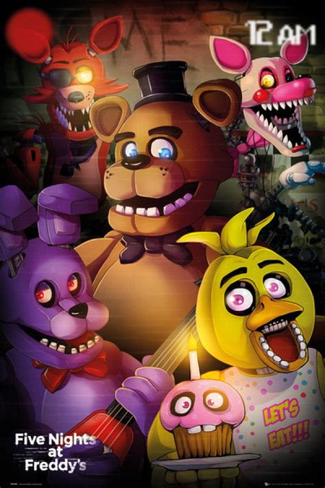 Five Nights At Freddys Posters Five Nights At Freddys Group Poster