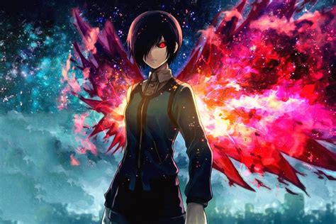 Dark fantasy tokyo ghoul manga anime sztuka anime postacie z anime otaku dziewczyny z anime. Tokyo Ghoul Kirishima Touka Anime Manga Poster - My Hot ...