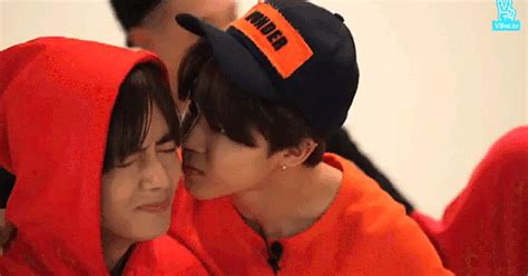 Blackpink and bts kiss gif. BTS members, kissing each other | ARMY's Amino