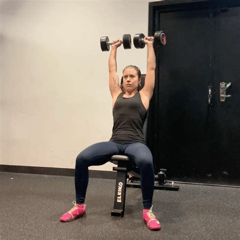 How To Do Seated Dumbbell Shoulder Press Muscles Worked And Proper Form