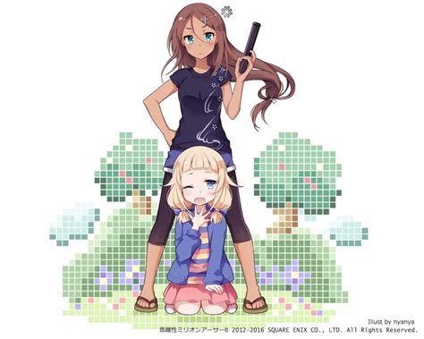 Sakura Nene And Ahagon Umiko New Game And 3 More Drawn By Nyanya