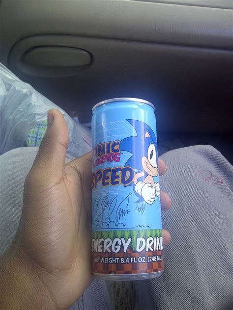 Sonic The Hedgehog Speed Energy Drink By Superblitz3612 On Deviantart