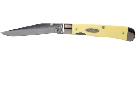 Case Trapperlock Yellow Synthetic 00111 3154L CV Pocket Knife