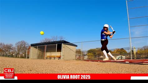 Olivia Root 2025 Outfieldercatcher Softball Skills Video Youtube