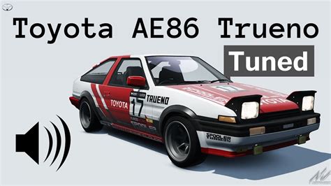 Assetto Corsa Sound Toyota Ae Trueno Tuned Japanese Pack Youtube