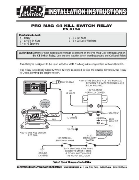 Pro Mag 44 Kill Switch Relay Wiring Diagram Msd Pro