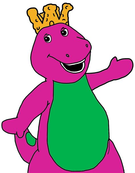 Barney The Dinosaur With Cheese Crown By Nicholasvinhchaule On Deviantart