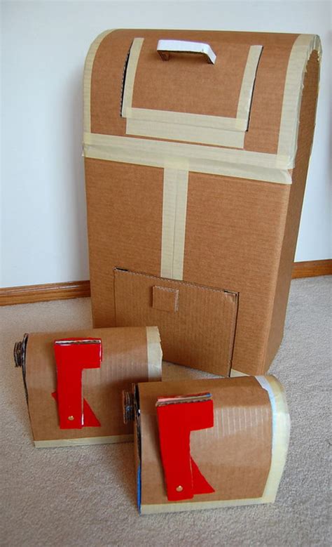 Hard to come these days, i've found an easier way to get puzzles: 30 Creative DIY Cardboard Playhouse Ideas