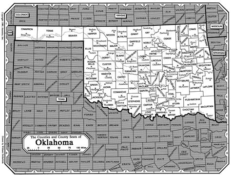Map Of Oklahoma Rootsweb