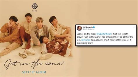 SB19’s ‘Get In The Zone’ album enters Top 100 of US iTunes Albums Chart