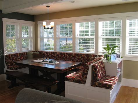 Aside from saving your kitchen space, breakfast nooks are a great way to create an informal oasis dedicated to brunching and munching. Windowed breakfast nook - Traditional - Dining Room - Sacramento - by Madson Design